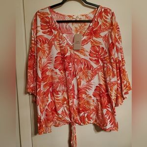 Como Vintage Women's 3/4 sleeve top - New with tags. Size XL